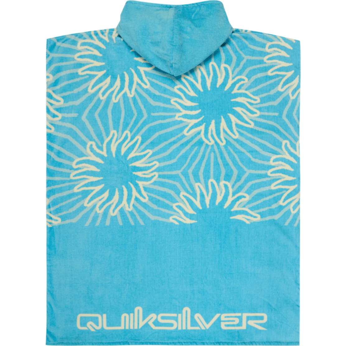 2026 Quiksilver Hættetrøje Poncho Håndklæde AQYAA03233 - Aqua Ocean Mayhem